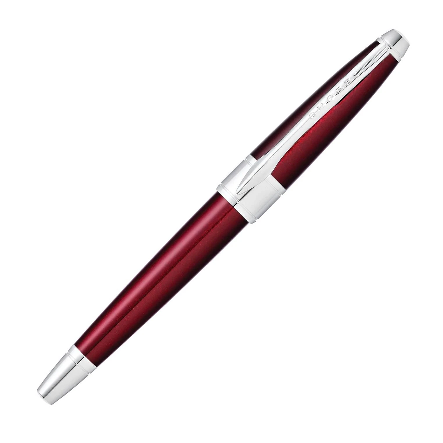 Cross® Cross Apogee Rollerball Pen, Red Lacquer & Chrome 4 Cross® Cross Apogee Rollerball Pen, Red Lacquer & Chrome - Image 2