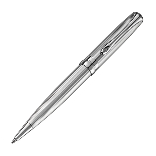 Diplomat Excellence A2 Guilloche Chrome Ballpoint Pen 3 Diplomat Excellence A2 Guilloche Chrome Ballpoint Pen