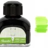 Pineider Fountain Pen Ink Bottle, 75ml Glass Bottle, Light Green