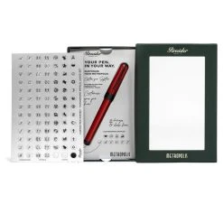 Pineider Metropolis Fountain Pen, Green -Noodlers Store metropolis fp 88e9a295 175d 484b 87f7 874cc0695984