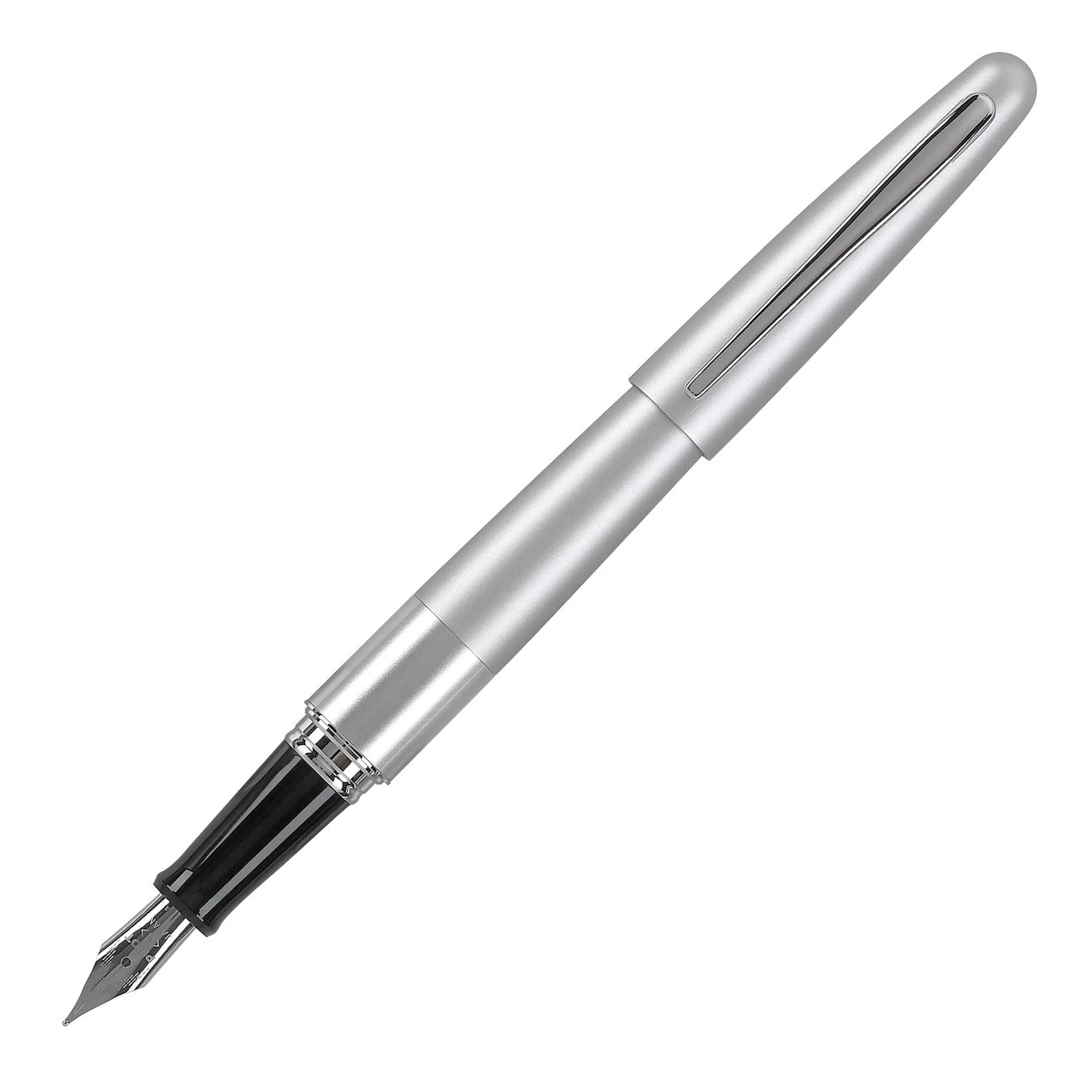 Pilot MR Metropolitan Fountain Pen, Silver 3 Pilot MR Metropolitan Fountain Pen, Silver