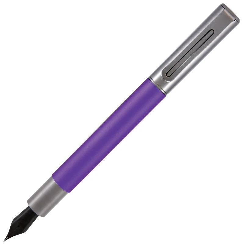 Monteverde Ritma Fountain Pen, Purple, Broad Nib 3 Monteverde Ritma Fountain Pen, Purple, Broad Nib