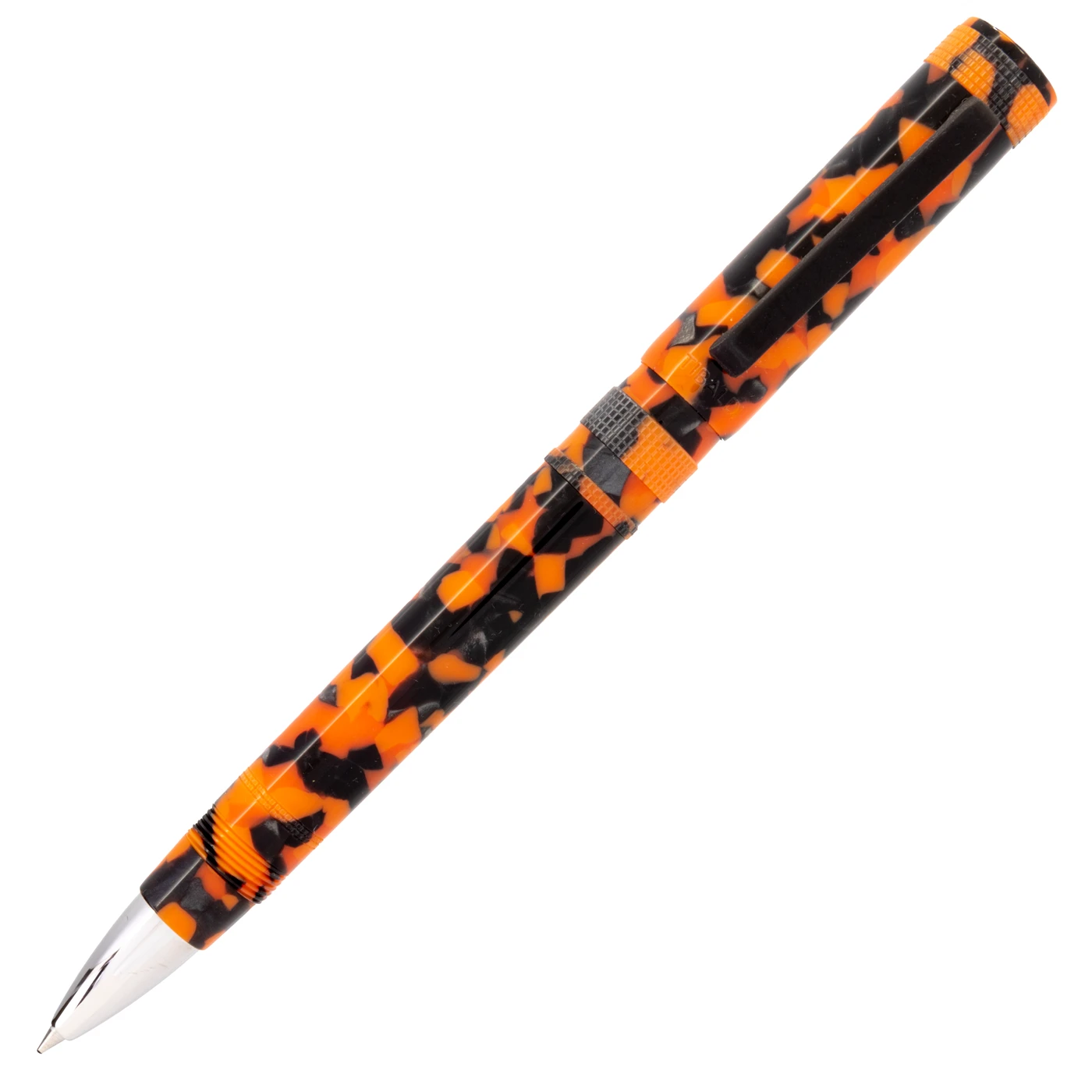 Tibaldi Perfecta LP Vinyl Orange Rollerball Pen 3 Tibaldi Perfecta LP Vinyl Orange Rollerball Pen
