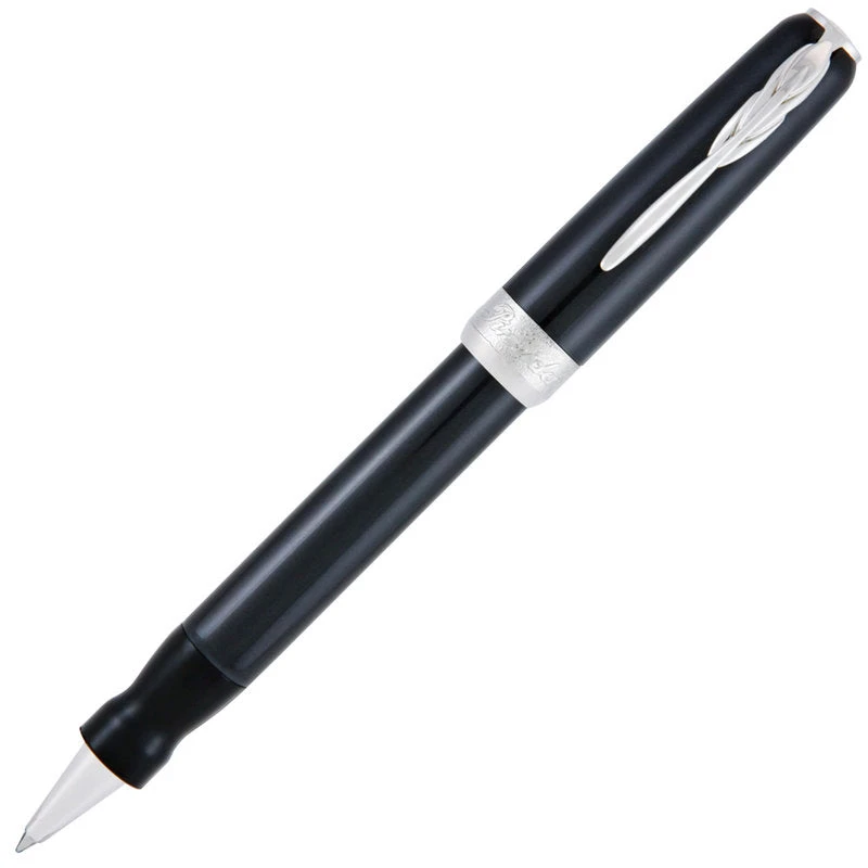 Pineider Full Metal Jacket Rollerball Pen, Midnight Black 3 Pineider Full Metal Jacket Rollerball Pen, Midnight Black