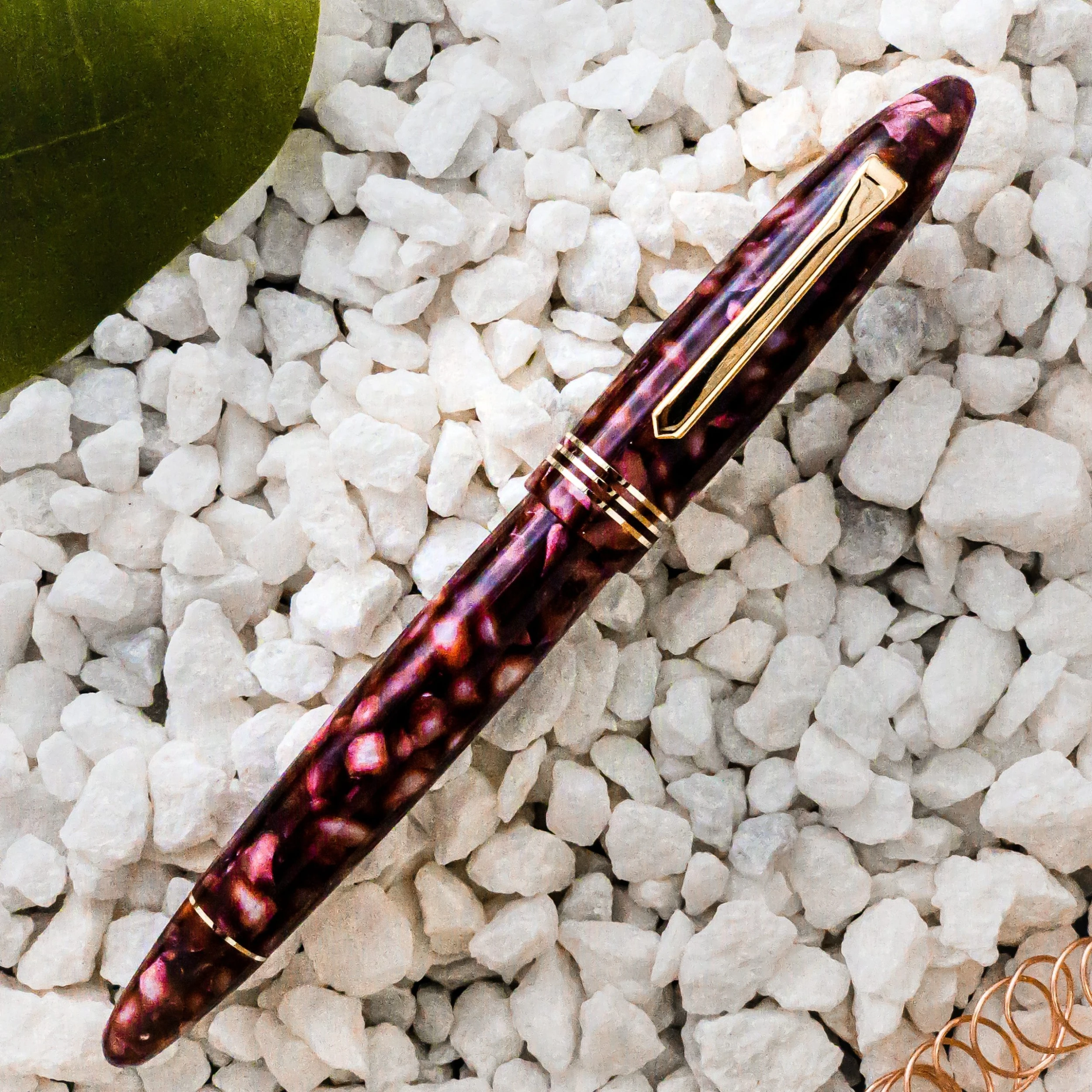 Tibaldi Bononia Limited Edition Vintage Pomegranate Fountain Pen, 18k Nib 4 Tibaldi Bononia Limited Edition Vintage Pomegranate Fountain Pen, 18k Nib - Image 2