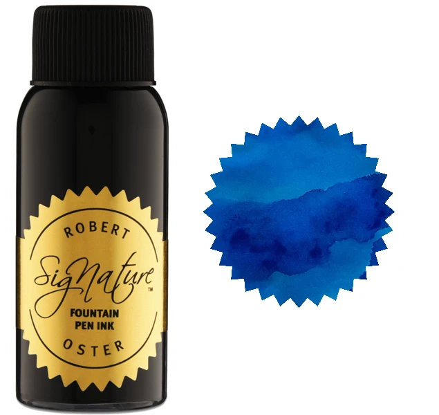 Robert Oster Fountain Pen Ink Bottle, 50ml, Blue Bondi 3 Robert Oster Fountain Pen Ink Bottle, 50ml, Blue Bondi