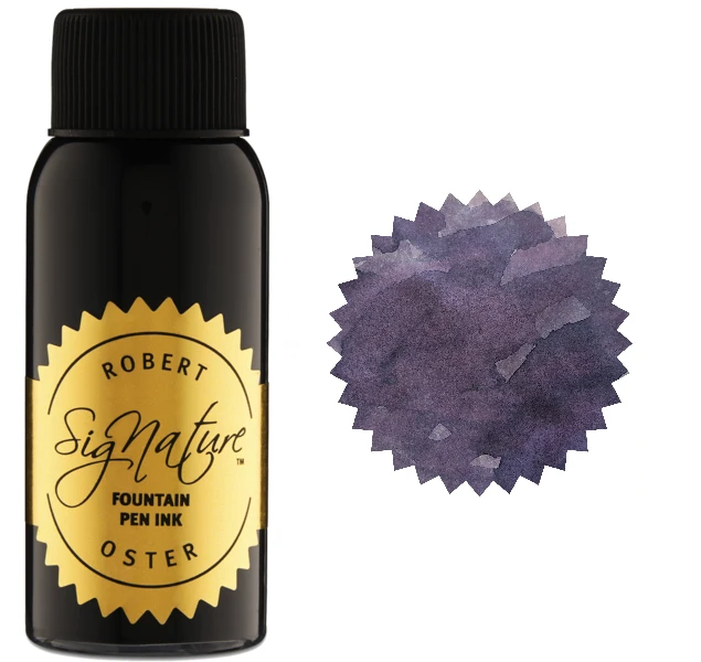 Robert Oster Fountain Pen Ink Bottle, 50ml, Sydney Lavender 3 Robert Oster Fountain Pen Ink Bottle, 50ml, Sydney Lavender