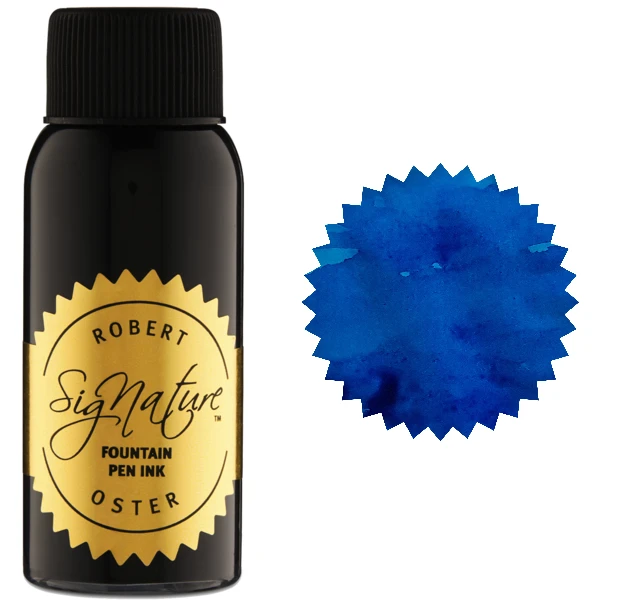 Robert Oster Fountain Pen Ink Bottle, 50ml, Blue Water Ice 3 Robert Oster Fountain Pen Ink Bottle, 50ml, Blue Water Ice