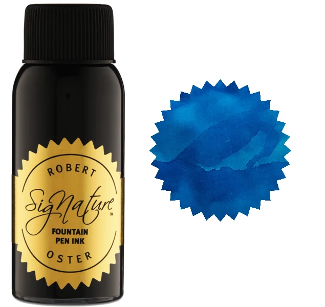 Robert Oster Fountain Pen Ink Bottle, 50ml, Soda Pop Blue 3 Robert Oster Fountain Pen Ink Bottle, 50ml, Soda Pop Blue