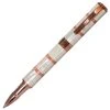 Monteverde Regatta Mother Of Pearl Rollerball Pen, Rosegold Trim 2 Monteverde Regatta Mother Of Pearl Rollerball Pen, Rosegold Trim -Noodlers Store rosegoldrb