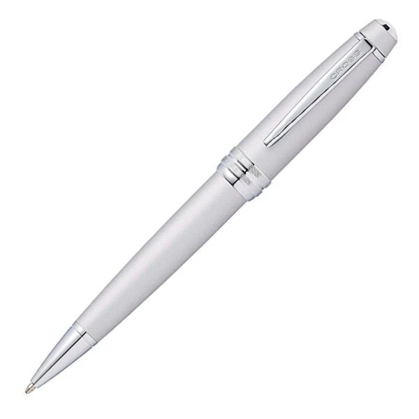 Cross® Cross Bailey Ballpoint Pen, Satin Chrome W/ Polished Chrome Accents 3 Cross® Cross Bailey Ballpoint Pen, Satin Chrome W/ Polished Chrome Accents
