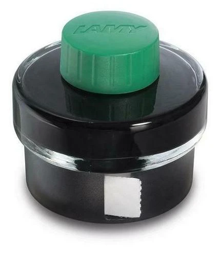 Lamy 50ml Fountain Pen Ink Bottle With Blotter Paper, Green 3 Lamy 50ml Fountain Pen Ink Bottle With Blotter Paper, Green