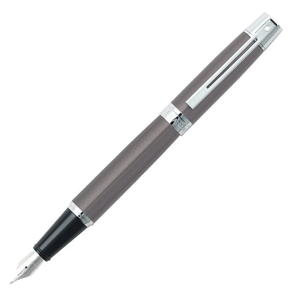 Sheaffer 300 Gray Lacquer Fountain Pen, Medium Nib 3 Sheaffer 300 Gray Lacquer Fountain Pen, Medium Nib