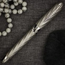 Pineider Jewelers Matrix Limited Edition Sterling Silver Rollerball Pen, Palladium Plated 6 Pineider Jewelers Matrix Limited Edition Sterling Silver Rollerball Pen, Palladium Plated -Noodlers Store silverclosed 924bb23e ace0 4f86 92d1 39c16771a60c