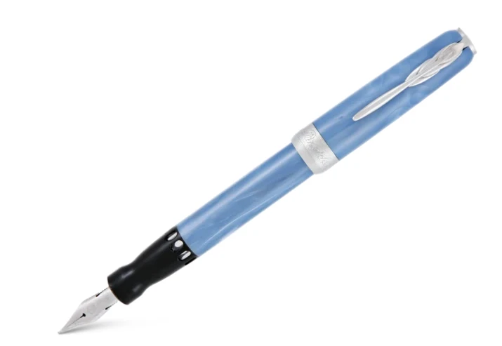 Pineider Full Metal Jacket Fountain Pen, Sugar Paper, 14K Gold Broad Nib 3 Pineider Full Metal Jacket Fountain Pen, Sugar Paper, 14K Gold Broad Nib