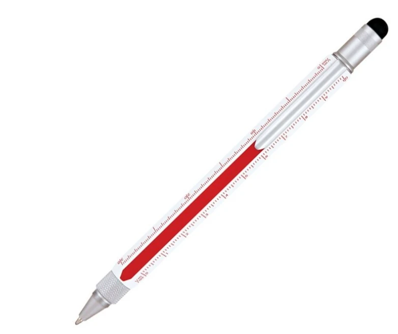 Monteverde One Touch Tool Edge Stylus Ballpoint Pen, Red 3 Monteverde One Touch Tool Edge Stylus Ballpoint Pen, Red