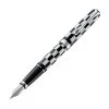 Diplomat Excellence A Plus Rome Black & White Fountain Pen, Fine Nib 1 Diplomat Excellence A Plus Rome Black & White Fountain Pen, Fine Nib -Noodlers Store vyr 5582Diplomat Excellence Rome Black White plnici pero