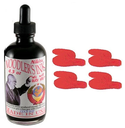 Noodlers Fountain Pen Ink Bottle - 4.5 Oz Nikita W/ Free Pen 3 Noodlers Fountain Pen Ink Bottle - 4.5 Oz Nikita W/ Free Pen