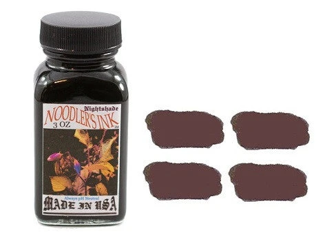Noodlers Fountain Pen Ink Bottle - Nightshade 3 Noodlers Fountain Pen Ink Bottle - Nightshade