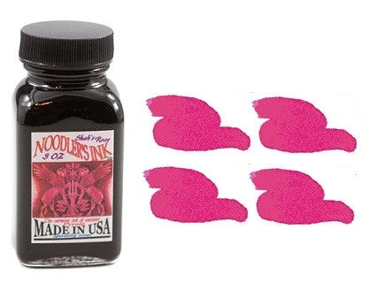Noodlers Fountain Pen Ink Bottle - Shah's Rose 3 Noodlers Fountain Pen Ink Bottle - Shah's Rose