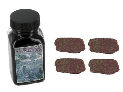 Noodlers Fountain Pen Ink Bottle - Beaver 3 Noodlers Fountain Pen Ink Bottle - Beaver