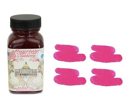 Noodlers Fountain Pen Ink Bottle - Bay State Cranberry 3 Noodlers Fountain Pen Ink Bottle - Bay State Cranberry