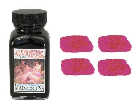 Noodlers Fountain Pen Ink Bottle - Ottoman Rose 3 Noodlers Fountain Pen Ink Bottle - Ottoman Rose