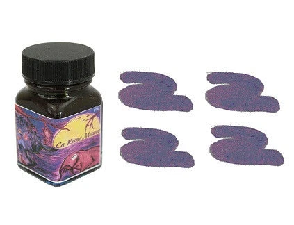 Noodlers Fountain Pen Ink Bottle - Eternal La Reine Mauve 3 Noodlers Fountain Pen Ink Bottle - Eternal La Reine Mauve