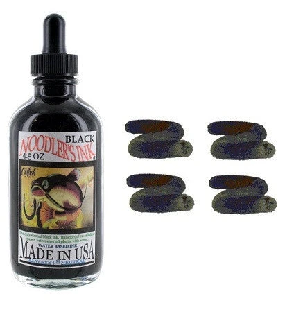 Noodlers Fountain Pen Ink Bottle - 4.5 Oz Bulletproof Black 3 Noodlers Fountain Pen Ink Bottle - 4.5 Oz Bulletproof Black