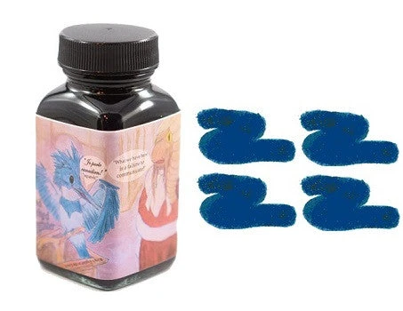 Noodlers Fountain Pen Ink Bottle - Bad Belted Kingfisher 3 Noodlers Fountain Pen Ink Bottle - Bad Belted Kingfisher