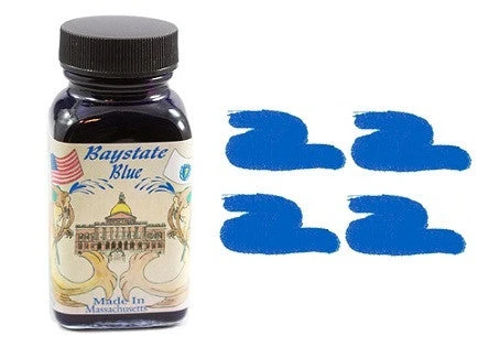 Noodlers Fountain Pen Ink Bottle - Bay State Blue 3 Noodlers Fountain Pen Ink Bottle - Bay State Blue